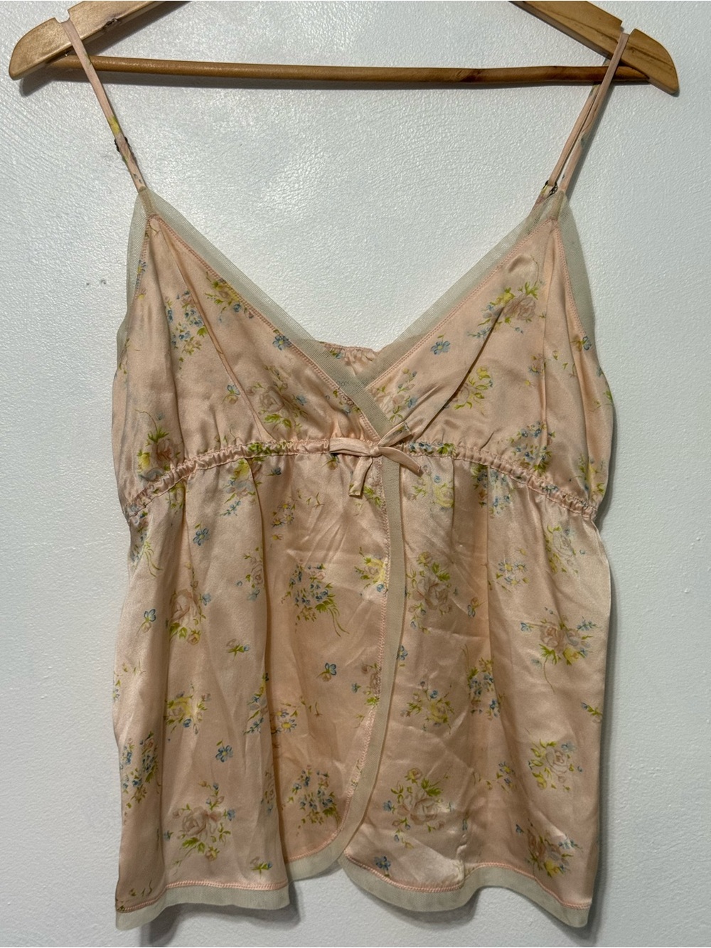 Polo Jeans Company Ralph Lauren 100% Silk Y2K babydoll camisole medium
